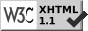 Valid XHTML 1.1!